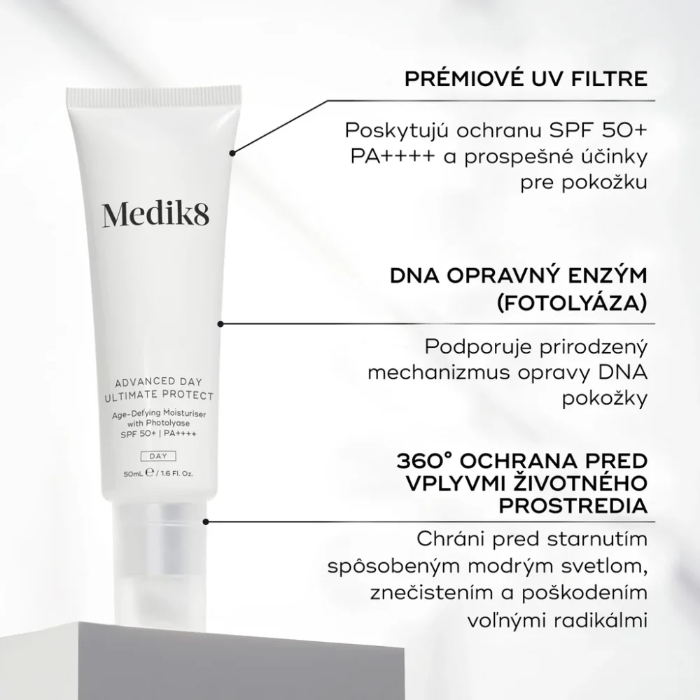 Ochrana pred UV Medik8 Advanced Day Ultimate Protect SPF 50