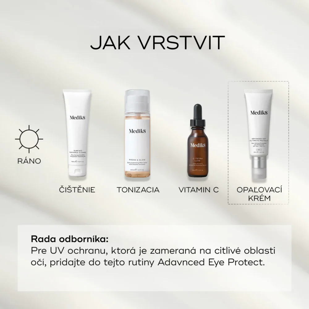 Ochrana pred UV Medik8 Advanced Day Ultimate Protect SPF 50