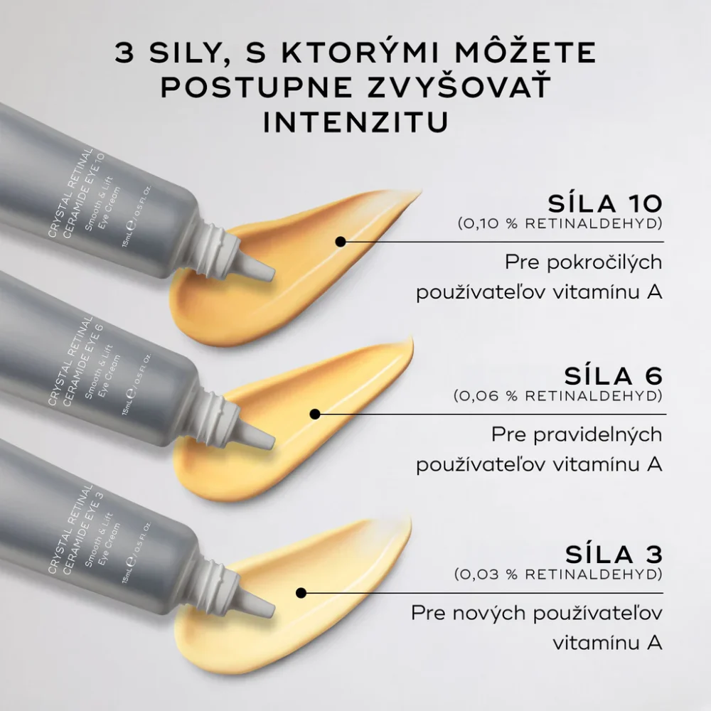 Očný krém Medik8 CRYSTAL RETINAL 10 ® s ceramidmi a retinalom