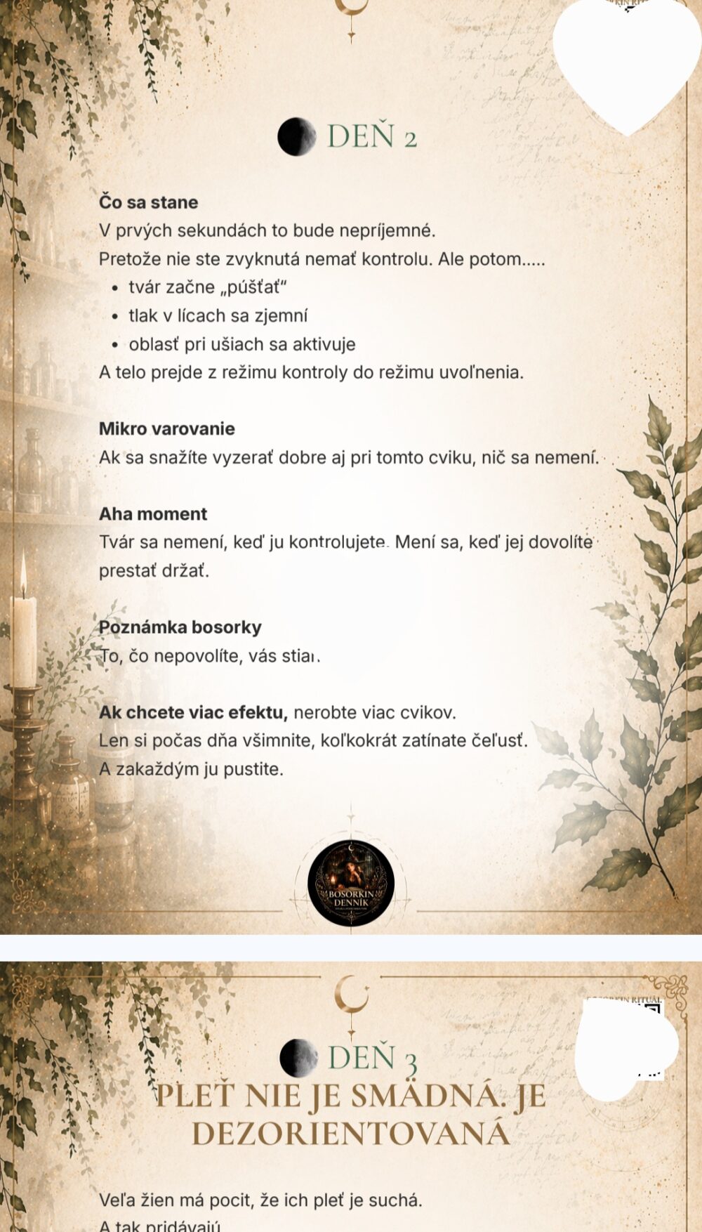 Bosorkin rituál krásy (7 dní)