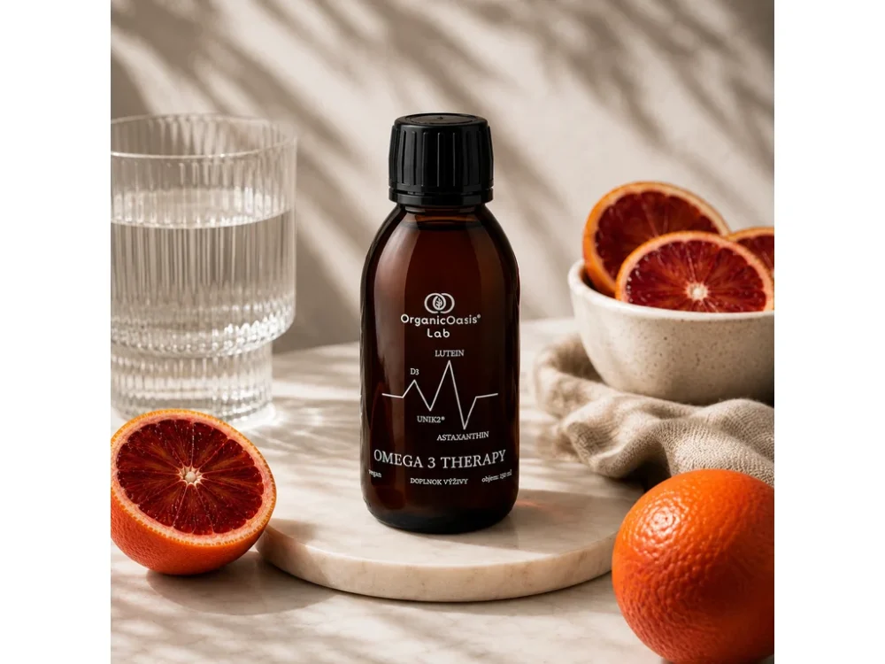 1366_omega-pr.png OMEGA 3 THERAPY – vegánske Omega-3 EPA + DHA s astaxantínom, luteínom, D3 a K2